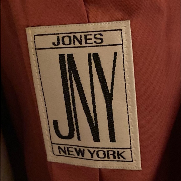 Vintage Jones New York Beige Heavy Wool Coat M - Picture 6 of 8